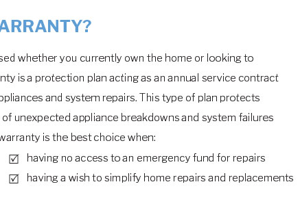 appliance maintenance contract